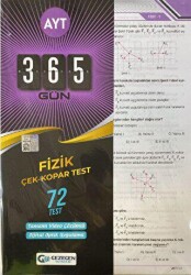 AYT 365 Gün Fizik 72 Yaprak Test - Gezegen Yayıncılık