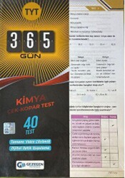 TYT 365 Gün Kimya 40 Yaprak Test - Gezegen Yayıncılık