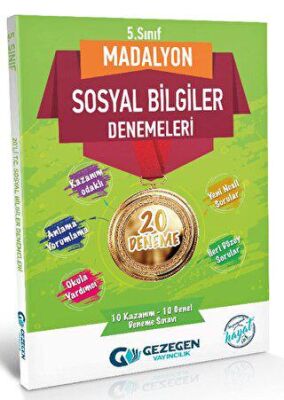 Gezegen Yayınları 5. Sınıf Sosyal Bilgiler Madalyon 20 Deneme - 2