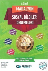 Gezegen Yayınları 6. Sınıf Madalyon Sosyal Bilgiler Denemeleri 20 Deneme - 2