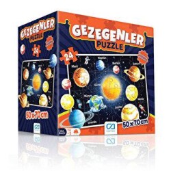 Ca Games Gezegenler Eğitici Puzzle 24 Parça - CA Games