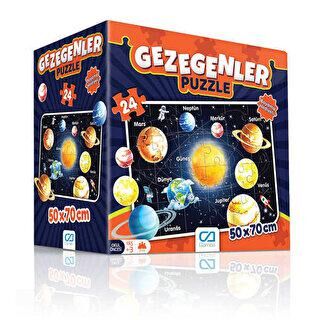 Ca Games Gezegenler Eğitici Puzzle 24 Parça - 1