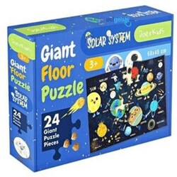 Gezegenler Jumbo Yer Puzzle Eğitici Solar Sistem 24 Parça - Doerkids