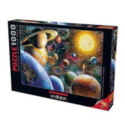 Anatolian Puzzle 1000 Parça Gezegenler - Anatolian