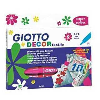 Giotto Decor Tekstil Boyası Askılı Paket 6Lı