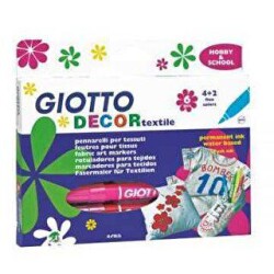 Giotto Decor Tekstil Boyası Askılı Paket 6Lı - Giotto