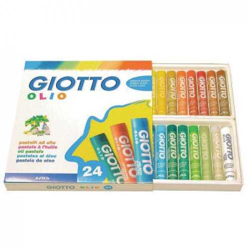 Giotto Olio Yağlı Pastel Boya Silindir 24 Renk