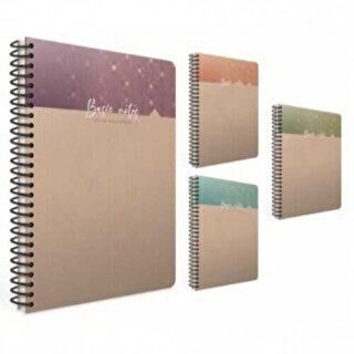 Gıpta 5459 Basic Notes Defter Kareli Spiralli Sert Kapak 100 Yaprak 19X26 Cm - 1