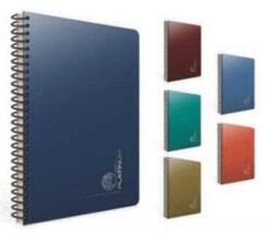 Gıpta 5693 Platinum Spiralli Pp Kapak Defter 17X24 100 Yp Kareli - Gıpta