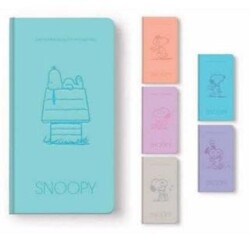 Gıpta 7308 Snoopy İplik Dikiş Sert Kapak Defter 16X16 80 Yaprak Çizgisiz - Gıpta