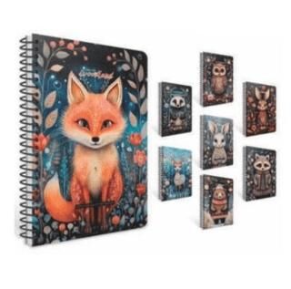 Gıpta 7433 Woodland Spiralli Sert Kapak Defter 17X24 120 Kareli - 1