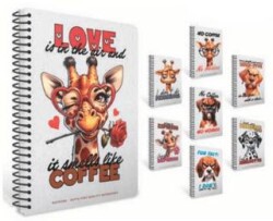 Gıpta 7638 Nothıng Spiralli Pressboard Kapak Defter 13X21 80 Yaprak Kareli - Gıpta