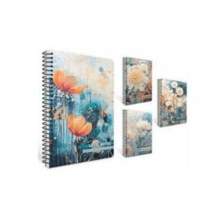 Gıpta 7726 Level Notes Spiralli Pressboard Kapak Defter 13X21 80 Yaprak Çizgili - 1