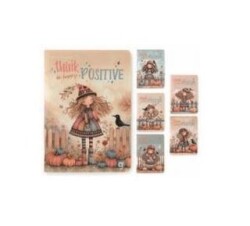 Gıpta 7761 Thınk Tel Dikişli Karton Kapak Defter A6 60 Yaprak Çizgisiz - Gıpta