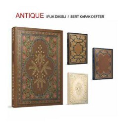 Gıpta Antıque İplik Dikiş Srt Kapak Defter 17x24 Cm 112 Yaprak - Gıpta