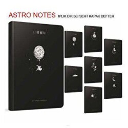 Gıpta Astro Notes Defter Çizgili İplik Dikiş Sert Kapak A5 120 Yaprak - Gıpta
