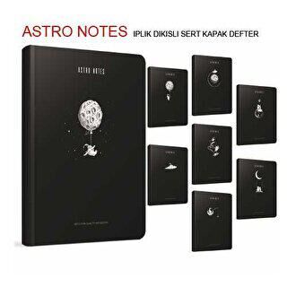 Gıpta Astro Notes Çizgili Defter İplik Dikiş Sert Kapak A7 120 Yaprak - 1
