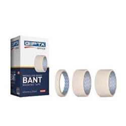 Gıpta Bant Çift Taraflı 12Mm X 25M - Gıpta