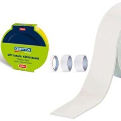 Gıpta Bant Çift Taraflı Köpük Montaj Bandı 25Mmx3Mt - Gıpta