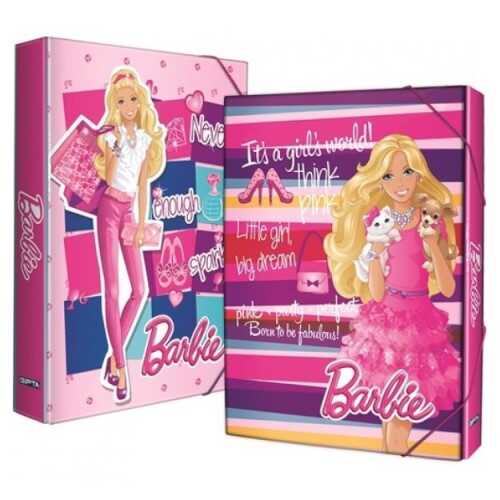 Gıpta Barbie Lastikli Kutu Klasör 25x35 Cm