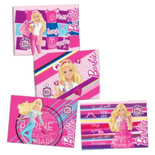 Gıpta Barbie Resim Defteri Spiralli 15 Yaprak 35x50 Cm 