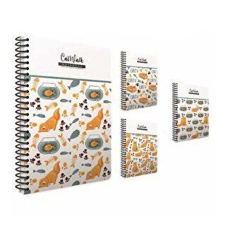 Gıpta Cat Walk Defter Kareli Spiralli Sert Kapak 120 Yaprak 17X24 Cm - 1