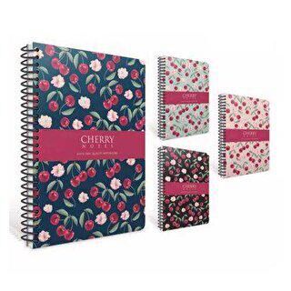 Gıpta Cherry Spiralli Sert Kapak Defter 17X24 120 Yaprak Kareli - 1