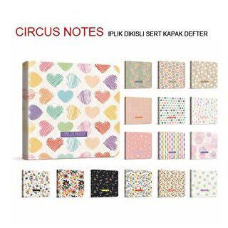 Gıpta Circus Notes İplik Dikiş Sert Kapak Defter 8X12 80 Yaprak Çizgili - 1