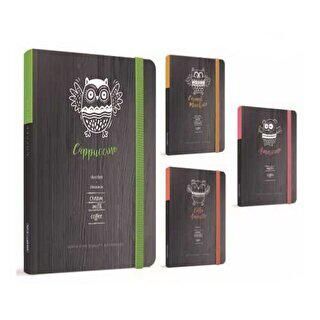 Gıpta Coffee Book Defter Çizgili İplik Dikiş Sert Kapak 120 Sayfa 13X21 Cm - 1