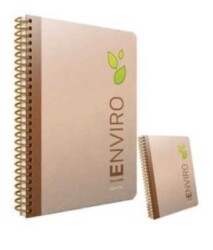 Gıpta Enviro Defter Çizgili Spiralli Seperatörlü Sert Kapak 120 Yaprak - Gıpta