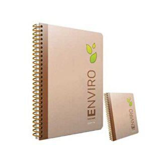 Gıpta Enviro Defter Çizgisiz Spiralli Seperatörlü Sert Kapak A4 100 Yaprak - 1