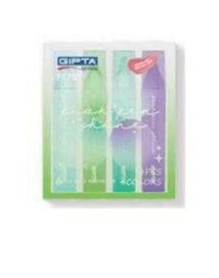 Gıpta F1709 Fosforlu Markör - Pıckpen Shıne 4Lü Set Açık Renk - 1