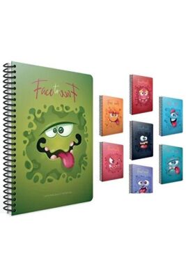 Gıpta Face To Face Spiralli Karton Kapak Defter A4 80Yp Çizgili - 1