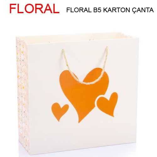 Gıpta Floral B5 Karton Çanta