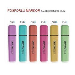 Gıpta Fosforlu Markör 5Mm Kesik Uç Pastel Turuncu - Gıpta