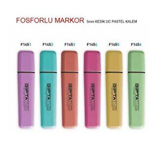 Gıpta Fosforlu Markör 5Mm Kesik Uç Pastel Yeşil - 1