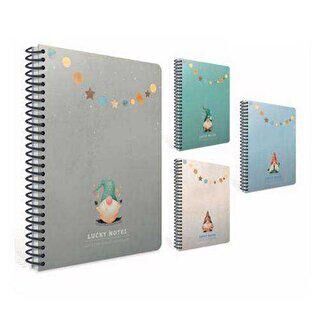 Gıpta Lucky Notes Spiralli Sert Kapak Defter 17X24 120 Yaprak Çizgili - 1