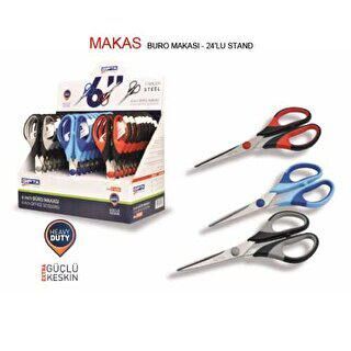 Gıpta Makas Büro Tip 6 Inch 3 Renk Mix - 1