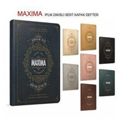 Gıpta Maxima Defter Çizgisiz İplik Dikiş Sert Kapak 120 Yaprak 13x21 Cm - Gıpta