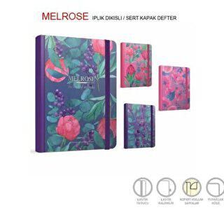Gıpta Melrose Defter Çizgili İplik Dikişli Sert Kapak A5 120 Yaprak - 1