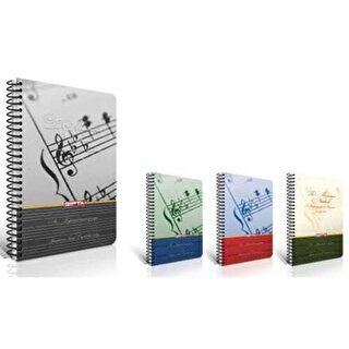 Gıpta Müzik Defter Spiralli Sert Kapak A4 80 Yaprak - 1