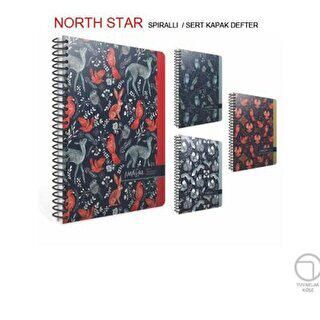 Gıpta North Star Defter Spiralli Sert Kapak 17x24 Cm 120 Yaprak Çizgili - 1
