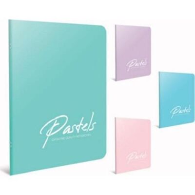 Gıpta Pastels Defter Çizgili Tel Dikiş Plastik Kapak A4 80 Yaprak - 1