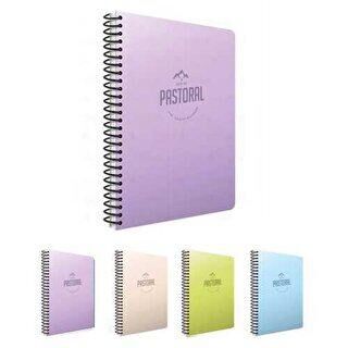 Gıpta Pastoral Defter Kareli Spralli Plastik Kapak Defter A4 72 Yaprak - 1