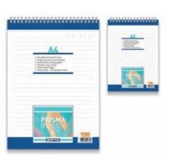 Gıpta 1379 Prisma Bloknot Çizgili Spiralli Karton Kapak A5 100 Yaprak - Gıpta