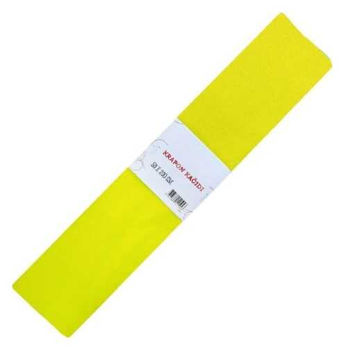 Gıpta Renkli Krapon Kağıdı 50X200 10 Adet Sarı