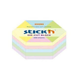 Gıpta Stıckn 61X67 Pastel Altıgen Yapışkan Notblok 250 Yp - 1