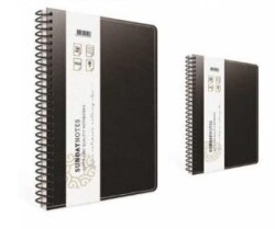 Gıpta Sunday 140 Yaprak Çizgili Spiralli Deri Kapak Defter 5041 - Gıpta