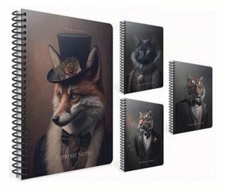 Gıpta Supreme Notes Spiralli Sert Kapak Defter 17X24 120 Çizgili - 1