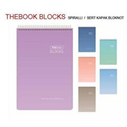 Gıpta Thebook Block Sert Kapak 17x24 Cm 100 Yaprak Bloknot 5525 - Gıpta